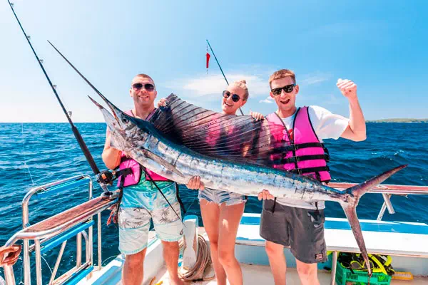 Sea fishing with trolling in Phuket
