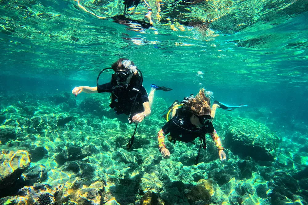 Scuba diving in Thailand view 4