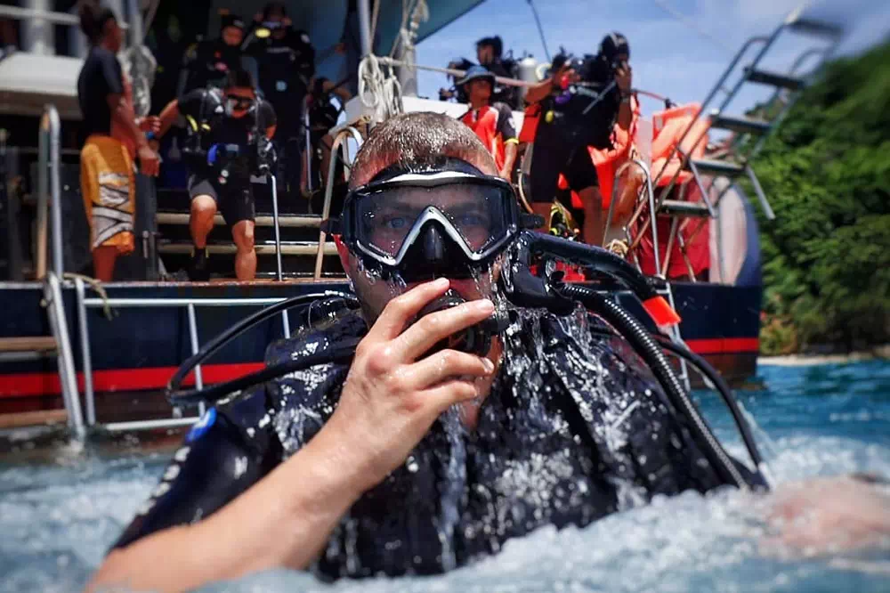Phuket dive training view 12