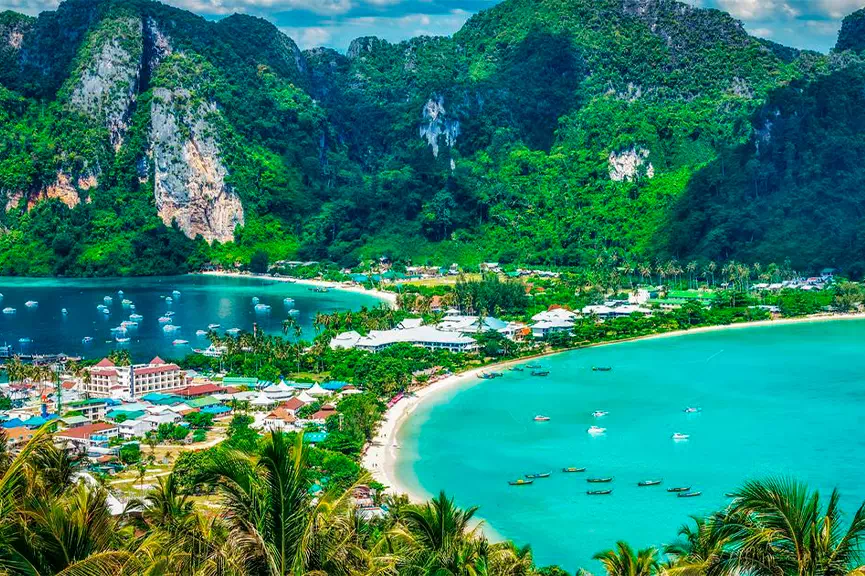 Excursion to the Paradise Islands of Phi Phi from Phuket view 1
