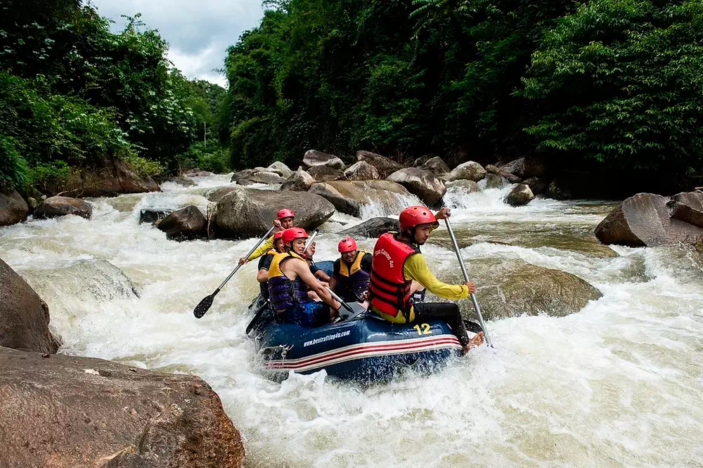 White water rafting in Phang Nga Province from Phuket view 1