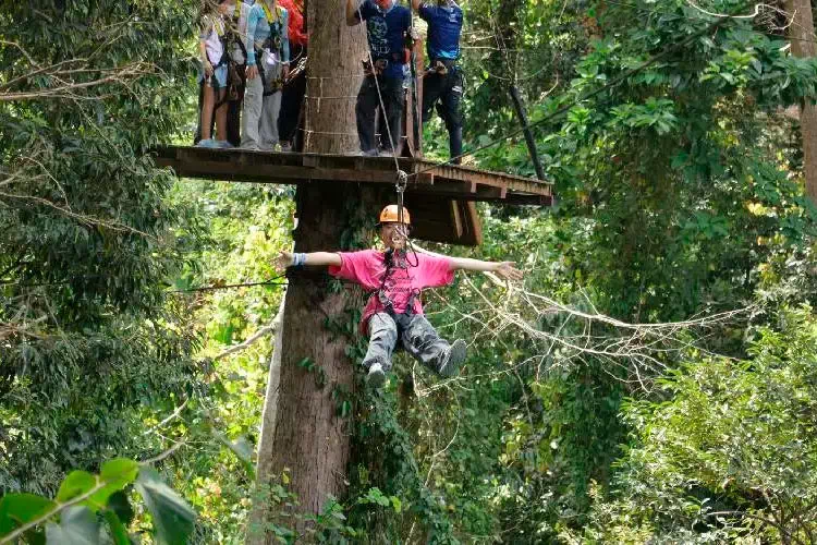 Hanuman World Zipline in Phuket view 4